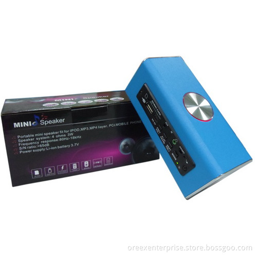 Portable usb mini  travel  radio speaker